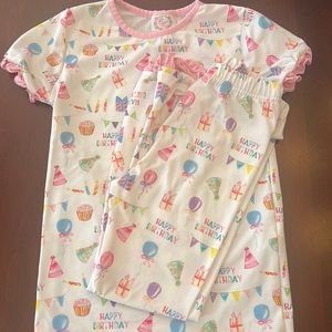 EUC Birthday pajamas, size 6